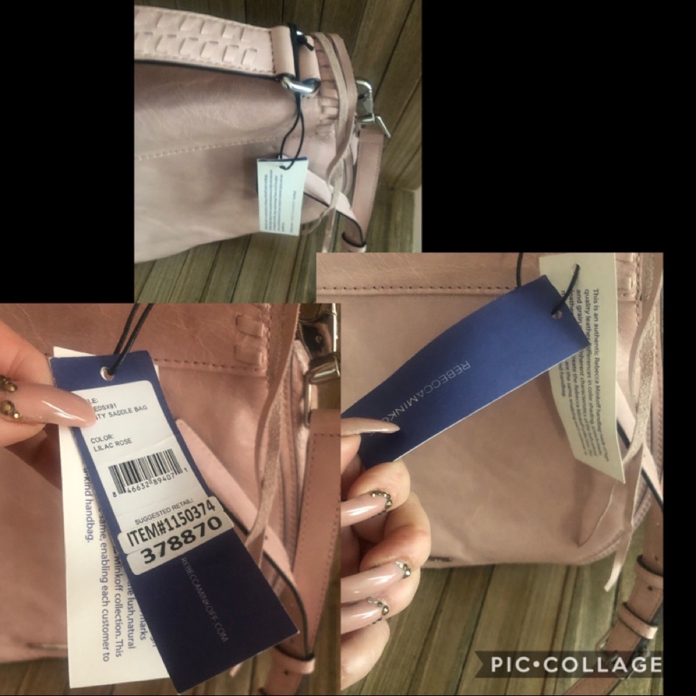Rebecca Minkoff Vanity Saddle Bag Lilac~SOLD - Picture 4 of 8